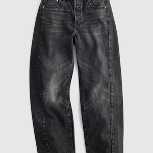 Madewell size 25 Pieced Barrel-Leg Jeans